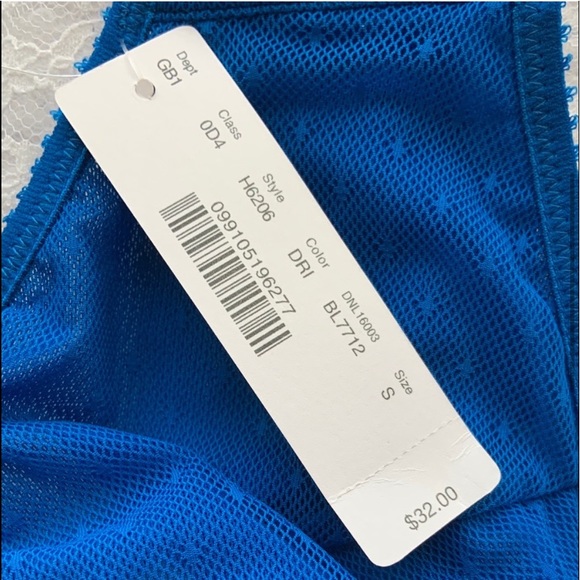 ☀️NWT J. Crew Blue Point D'Esprit French Bralette - Picture 4 of 9